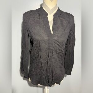 LOFT Charcoal Blouse